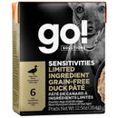 Go! SENSITIVITIES Limited Ingredient Grain-Free Duck Pate Dog Food (12.5-oz, case of 12)