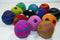 Dharma Dog Karma Cat 1.5' Multi Colored Wool Balls Cat Toy, 2-pack