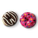 Dharma Dog Karma Cat Wool Donuts Cat Toy, 2-pack