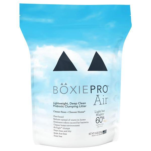 Boxicat BoxiePro Air Lightweight Deep Clean Probiotic Unscented Clumping Cat Litter