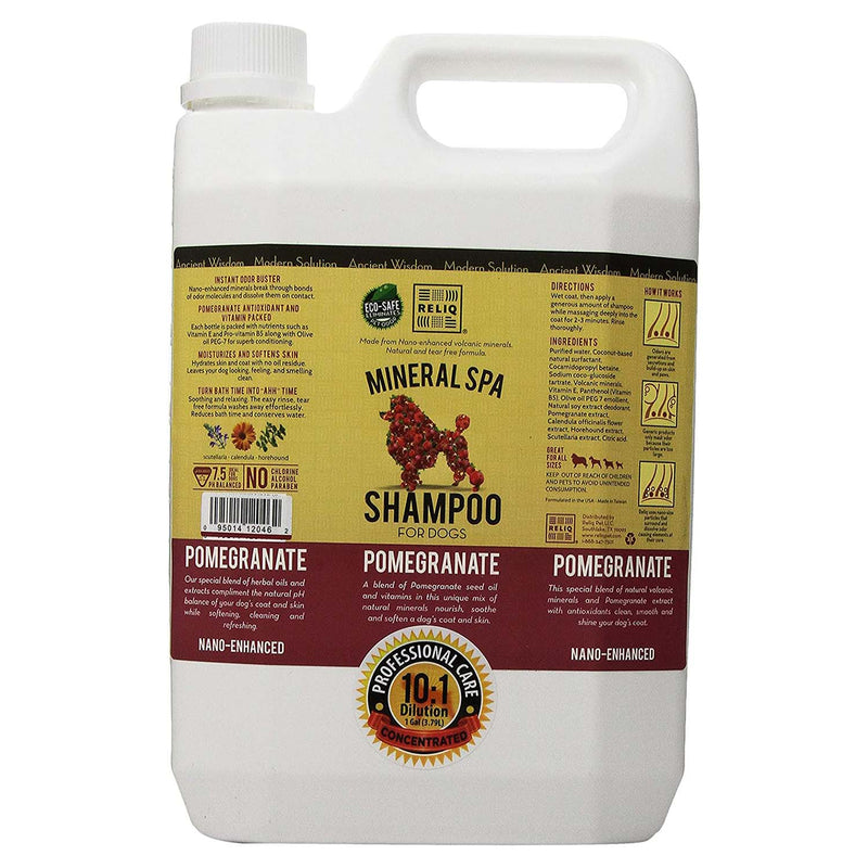 RELIQ Mineral Spa Shampoo Pomegranate for Dogs (1-gal bottle)