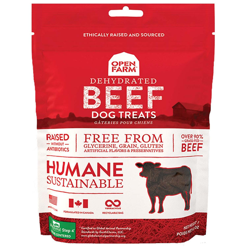 Open Farm Grass-Fed Beef Dehydrated Dog Treats (4.5-oz bag)