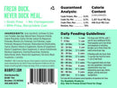 BIXBI RAWBBLE Duck & Pumpkin Recipe Wet Dog Food (12.5-oz can, case of 12) - Petanada
