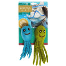 Dharma Dog Karma Cat Multi Colored Octopus Cat Toy, 2-pack - Petanada