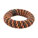 Tall Tails Orange & Charcoal Braided Rope Dog Toy (5" Ring)