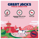 Great Jack's Freeze-Dried Raw Beef Liver Grain-Free Dog Treats - Petanada