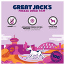 Great Jack's Freeze-Dried Raw Turkey Grain-Free Dog Treats - Petanada