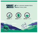 Great Jack's Liver with Kelp Recipe Grain-Free Soft Dog Treats - Petanada