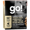 Go! CARNIVORE Grain-Free Shredded Lamb & Wild Boar Recipe Dog Food (12.5-oz, case of 12)