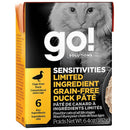 Go! SENSITIVITIES Limited Ingredient Grain-Free Duck Pate Cat Food (6.4-oz, case of 24)