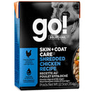 Go! Solutions Skin + Coat Care Shredded Chicken Recipe Dog Food (12.5-oz, case of 12)