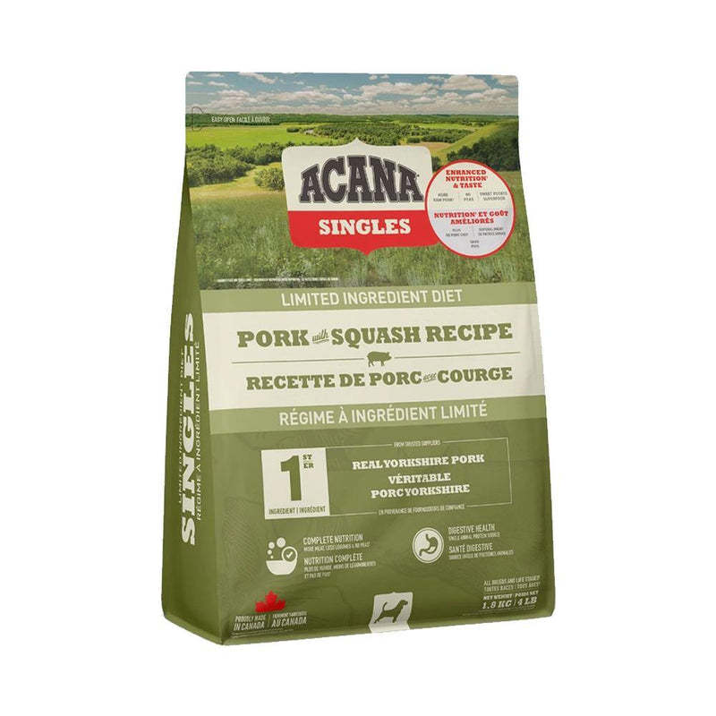 ACANA Singles Limited Ingredient Diet Pork with Squash Dog Food