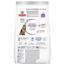 Hill's Science Diet Adult Sensitive Stomach & Skin Chicken & Rice Recipe Dry Cat Food-Back