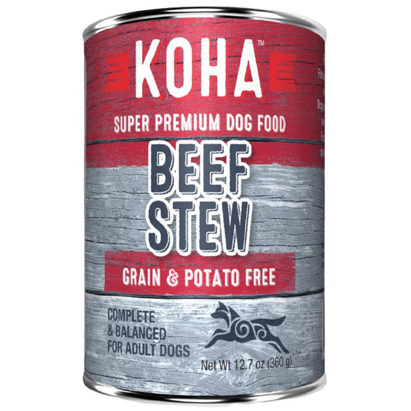 KOHA Beef Stew Grain-Free Canned Dog Food (12.7-oz can, case of 12)