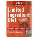 KOHA Limited Ingredient Diet Shredded Chicken Entrée in Gravy Cat Food (2.8-oz pouch, case of 24)