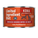 KOHA Limited Ingredient Diet Shredded Chicken Entrée in Gravy Canned Cat Food (5.5-oz, case of 24)