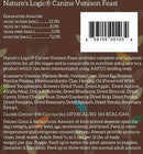 Nature's Logic Canine Venison Feast Grain-Free Canned Dog Food (13.2-oz, case of 12) - Petanada