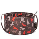 P.L.A.Y Pet Travel Bowl - Mocha Small