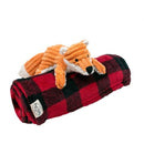 Tall Tails Fox with Squeaker Plush Dog Toy