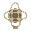 Tall Tails Natural Leather Lifebuoy Dog Toy (6-in dia)