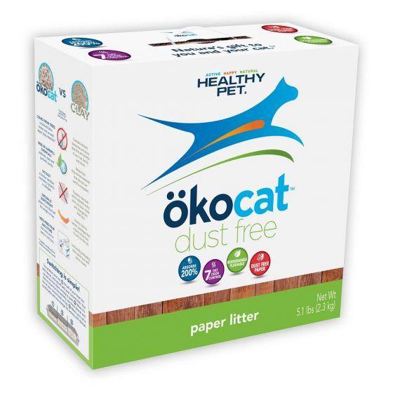 Okocat Natural Dust Free Paper Non-Clumping Cat Litter - Petanada
