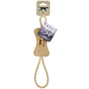 Tall Tails Natural Leather Bone Rope Dog Toy