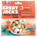 Great Jack's Freeze-Dried Raw Salmon Grain-Free Dog Treats - Petanada