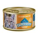 Blue Buffalo Wilderness Mature Turkey Recipe Grain-Free Canned Cat Food - Petanada
