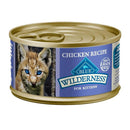 Blue Buffalo Wilderness Kitten Chicken Recipe Grain-Free Canned Cat Food