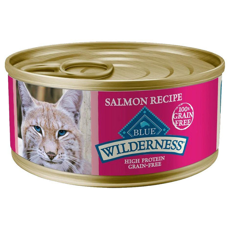 Blue Buffalo Wilderness Salmon Recipe Grain-Free Canned Cat Food