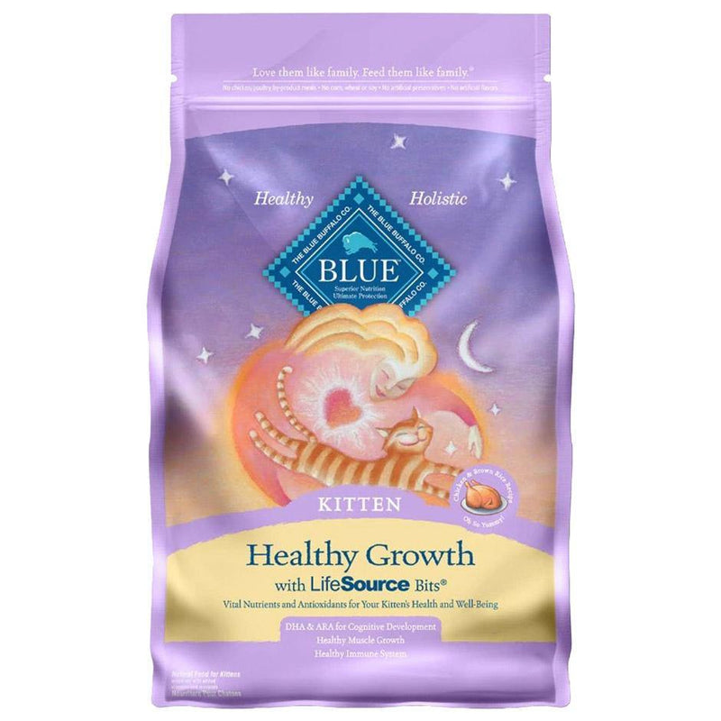 Blue Buffalo Kitten Healthy Growth Chicken & Brown Rice Recipe Dry Cat Food