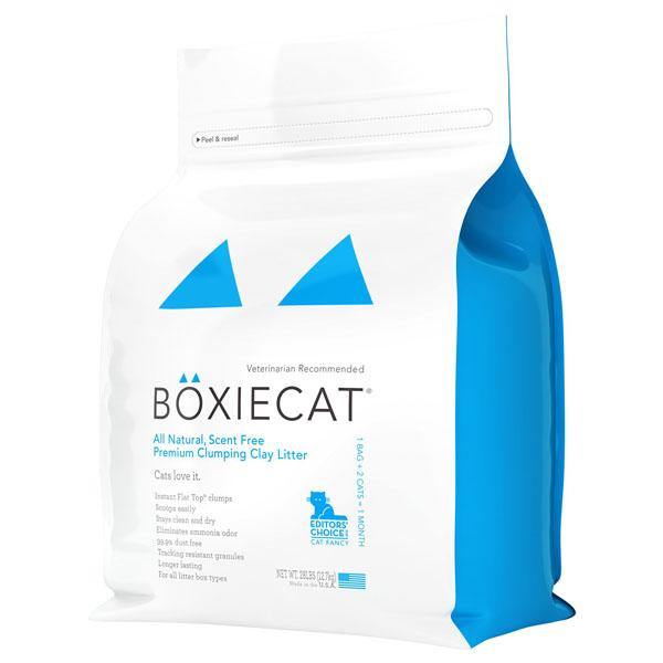 Boxiecat Scent free Premium Clumping Clay Cat Litter (28-lb bag)