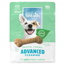 TropiClean Fresh Breath Dental Chew Advanced Cleaning Dog Treats, 10-count, Regular