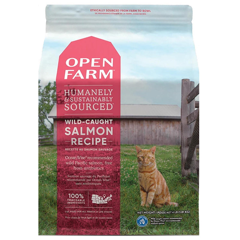 Open Farm Wild-Caught Salmon Recipe Grain-Free Dry Cat Food