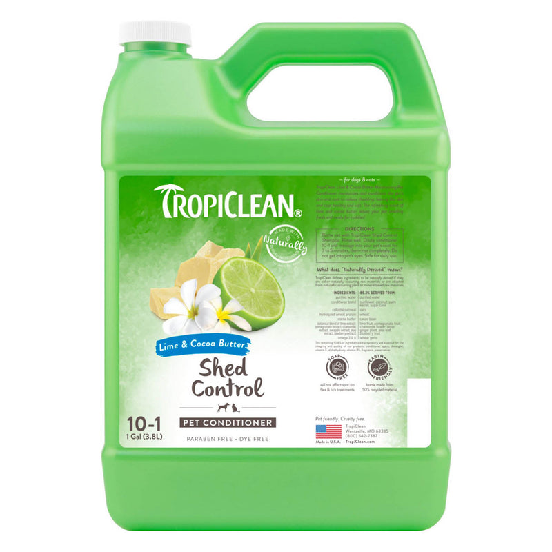 TropiClean Lime & Cocoa Butter Shed Control Cat & Dog Conditioner