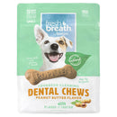 TropiClean Fresh Breath Dental Chew Peanut Butter Flavor Dog Treats