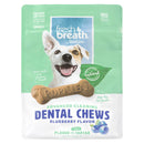 TropiClean Fresh Breath Dental Chew Blueberry Flavor Dog Treats, 20-count, Small