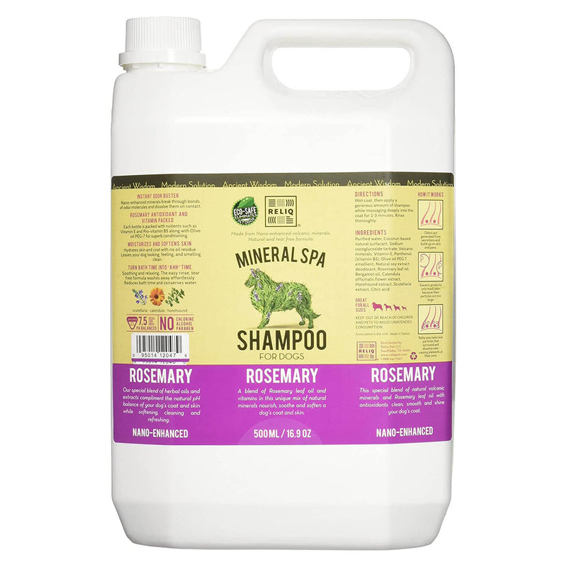 RELIQ Mineral Spa Shampoo Rosemary for Dogs (1-gal bottle)