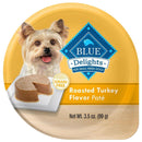 Blue Buffalo Divine Delights Roasted Turkey Flavor Pate Grin-Free Dog Food Trays (3.5-oz, case of 12)