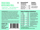 BIXBI RAWBBLE Duck & Pumpkin Recipe Wet Dog Food (12.5-oz can, case of 12) - Petanada