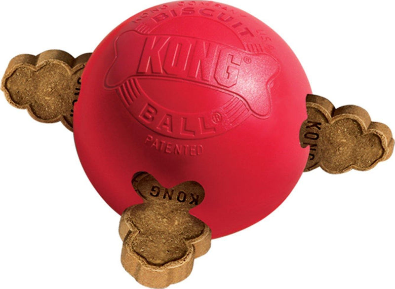 KONG Ball Dog Toy, Small, Red