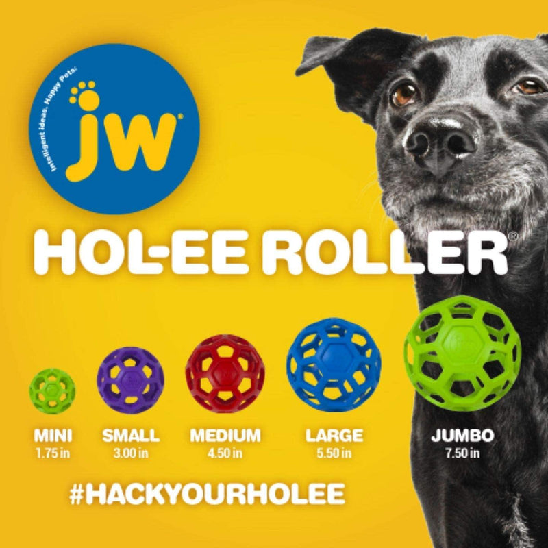 JW Pet Hol-ee Roller Dog Toy, Color Varies - Petanada