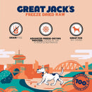 Great Jack's Freeze-Dried Raw Salmon Grain-Free Dog Treats - Petanada