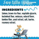 Lazy Kitty Salmon Recipe Air-Dried Grain-Free Cat Treats (85-g bag) - Petanada
