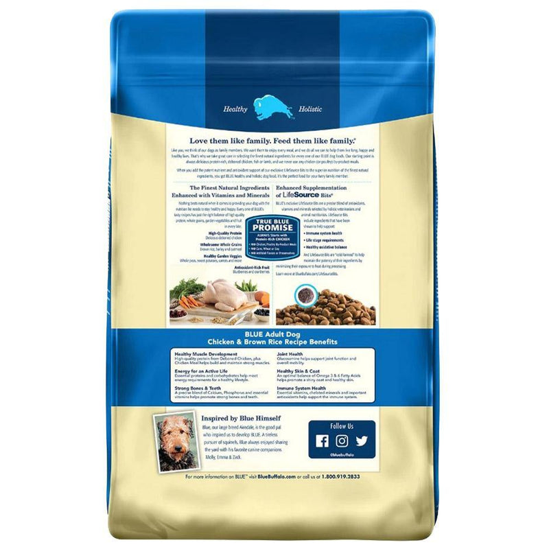 Blue Buffalo Life Protection Formula Adult Chicken & Brown Rice Recipe Dry Dog Food - Petanada