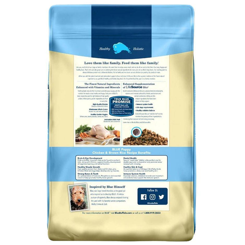 Blue Buffalo Life Protection Formula Puppy Chicken & Brown Rice Recipe Dry Dog Food - Petanada