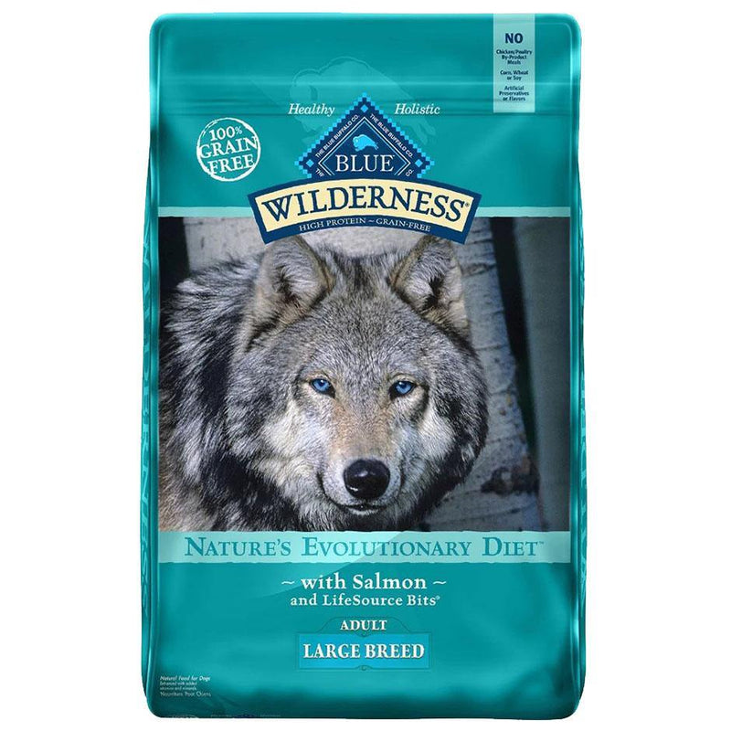 Blue Buffalo Wilderness Adult Large Breed Salmon Recipe Grain-Free Dry Dog Food