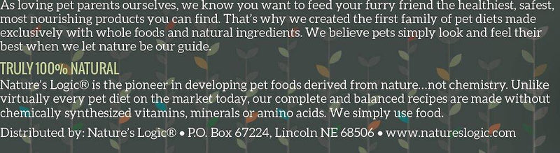 Nature's Logic Feline Chicken Feast Grain-Free Canned Cat Food- Petanada