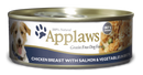 Applaws Chicken Breast with Salmon & Vegetables Canned Dog Food 5.5-oz can
