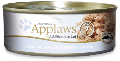 Applaws Tuna Fillet with Cheese in Broth Canned Cat Food - Petanada